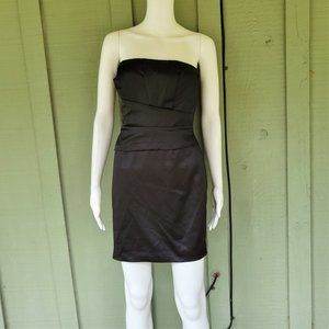 WHITE HOUSE BLACK MARKET Strapless Satin Dress 6